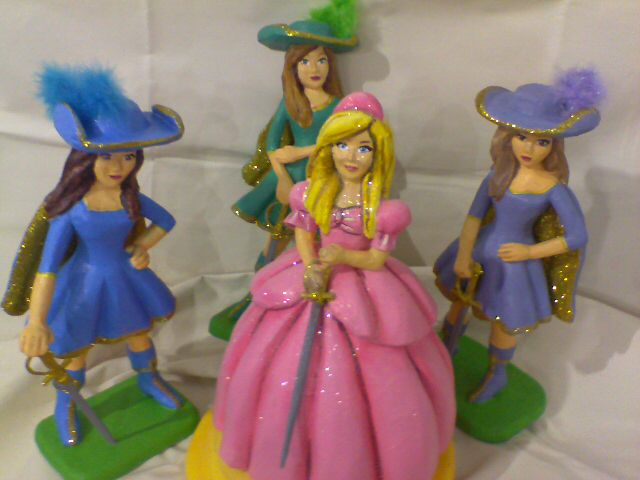 Vovó responde, centro de mesa Barbie.