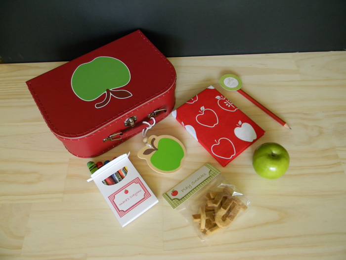 Mesa de guloseimas, tema maçã.