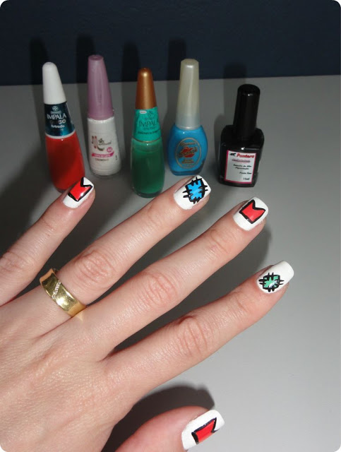 Unhas para festa junina, tutorial.