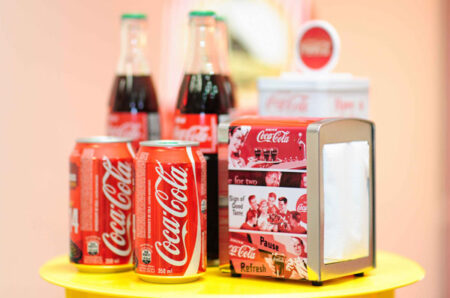 Festa tema Coca-Cola, detalhes.