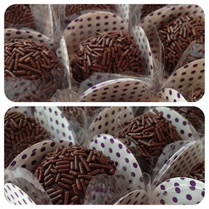 Delicioso e festivo brigadeiro