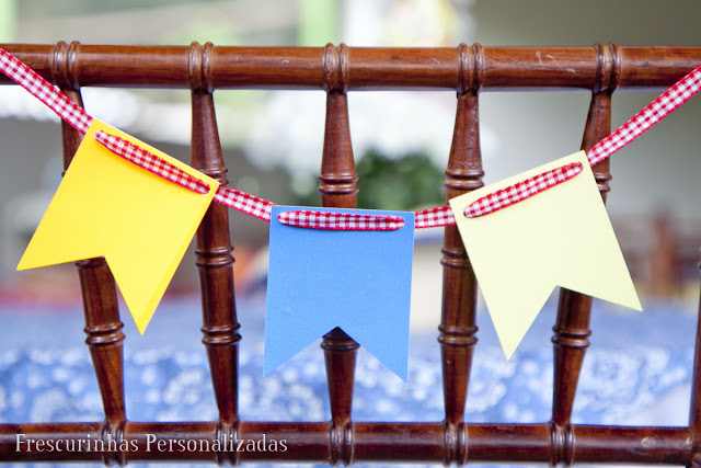 Aniversário junino, ricos detalhes.