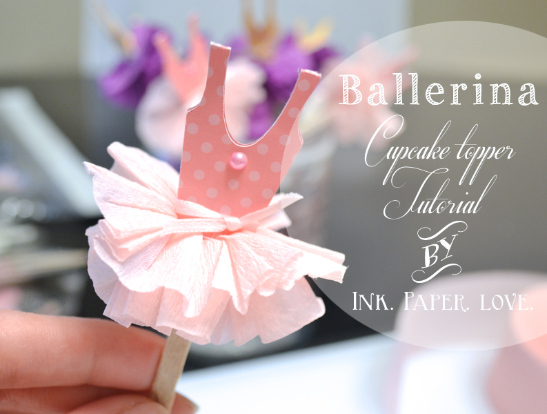 Enfeite para festa bailarina, tutorial.