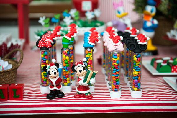 Aniversário infantil , Minnie e Mickey no natal.
