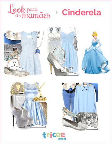 Trajes das mamães para festa das princesas