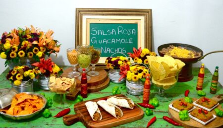 Quantidades para uma festa Mexicana com 50 convidados