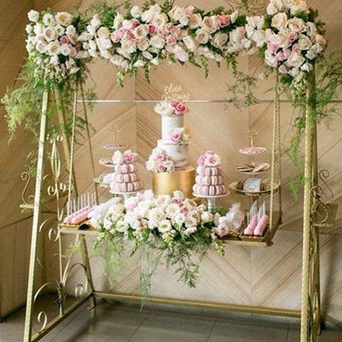 Mesas de bolo para casamento