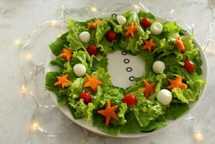 Saladas para o cardápio de Natal servindo  20 convidados