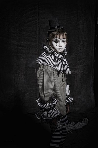 Maquiagem de Pierrot para o carnaval