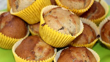 Bolinho de banana para as crianças