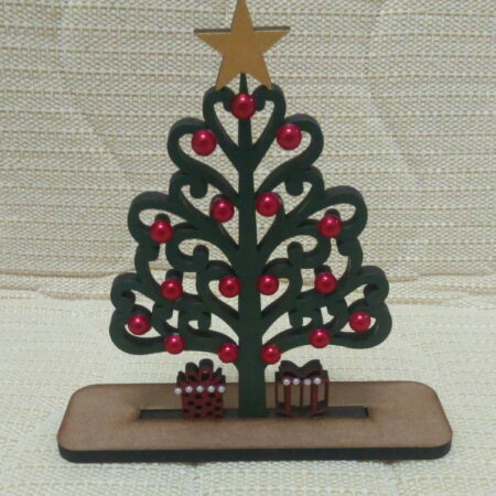 Faça sua mini árvore de Natal.
