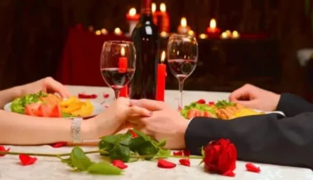 Sugestões para um jantar romântico