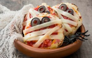 Pizza para o Halloween