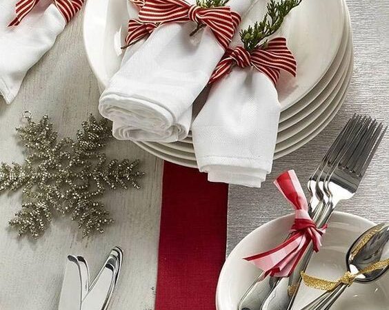 Dicas para decorar a mesa da ceia de Natal