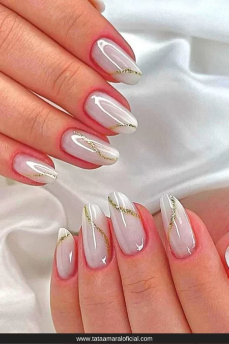 Unhas decoradas para o Ano Novo